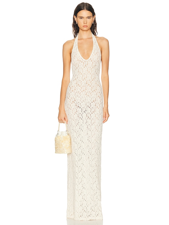 maxi turtleneck dress Eterne Turtleneck Maxi Dress
