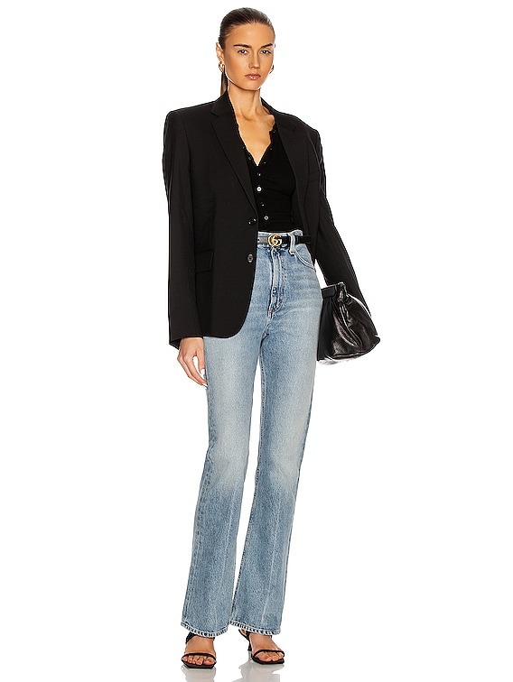 新品 imperf Long Sleeve Rib Cardigan Long Sleeve Rib Cardigan / Burgundy – (im)perf.