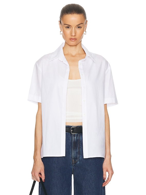 セール！Silk-Blend Relaxed-Fit Short-Sleeve Shirt LM3EIDS_0001_1?size=1600,1600
