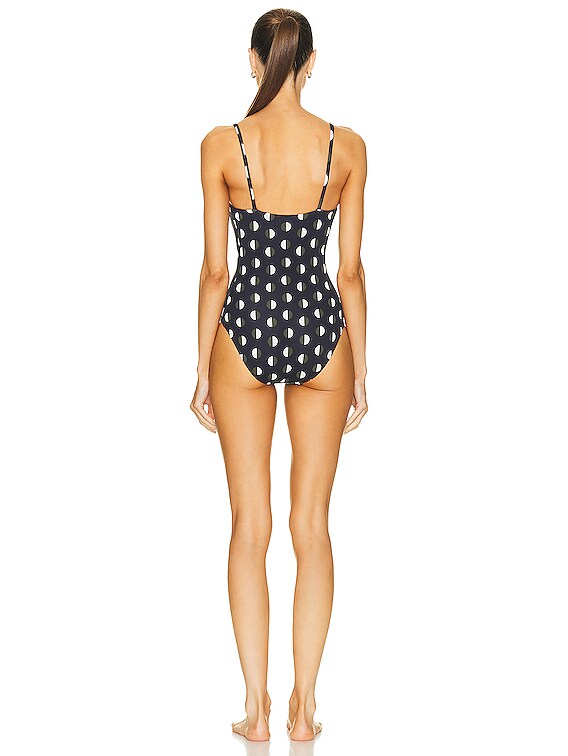 ワンピース水着 ERES SS25 'Aquarelle' one-piece swimsuit (011402 NOIR) ERES Astre Lune One Piece Swimsuit in Lune Bain De Minuit | FWRD
