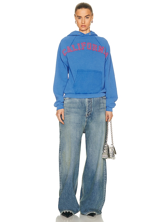 ERL California Hoodie in Blue | FWRD