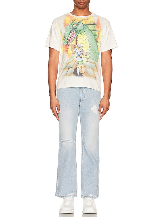 ERL イーアールエル ERL dragon Tシャツ ドラゴン Dragon Print T 