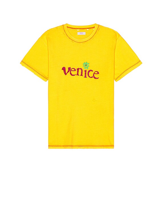 ERL Tシャツ - YELLOW | FWRD
