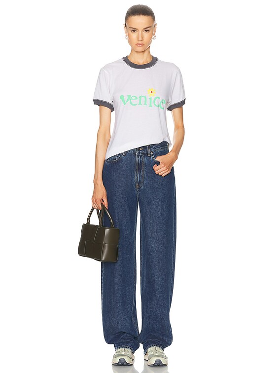 ERL Unisex Venice T-Shirt Knit in White | FWRD