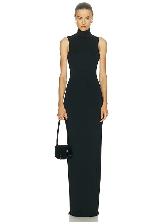 Eterne Harlow Soft Jersey Maxi Dress in Black | FWRD