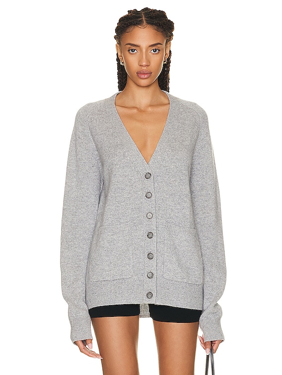 Eterne Theodore Cardigan in Grey | FWRD