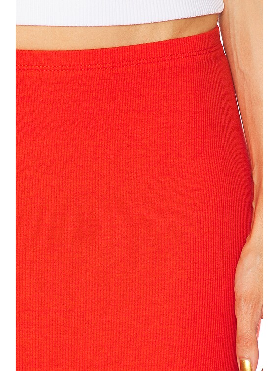 Eterne Emma Skirt in Poppy | FWRD Eterne Emma Skirt in Poppy | FWRD