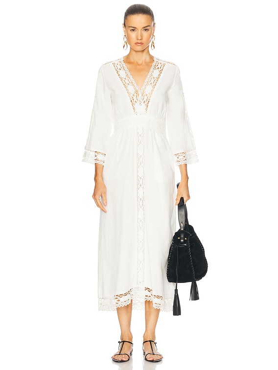 ワンピース ISABEL MARANT ETOILE Woman Dress White RO0657FAC1J14E 20WH ISABEL MARANT ETOILE: Dress woman - White | Isabel Marant