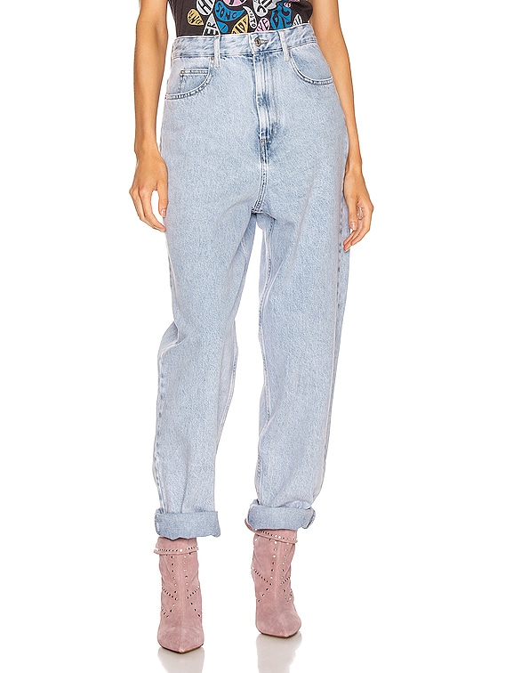 Isabel Marant Etoile Corsyj High Rise in Lilac | FWRD