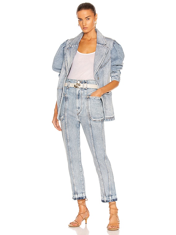 Isabel Marant Etoile Tucson Pant in Light Blue | FWRD