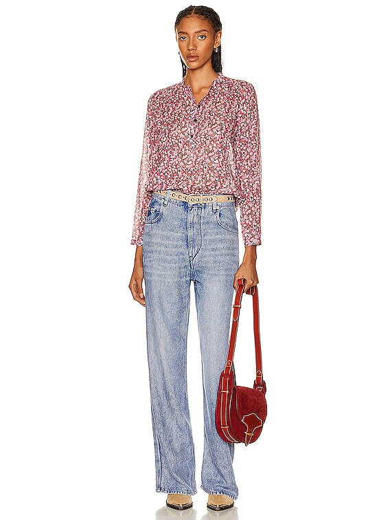 Isabel Marant Etoile Tilorsya Skinny in Light Blue | FWRD