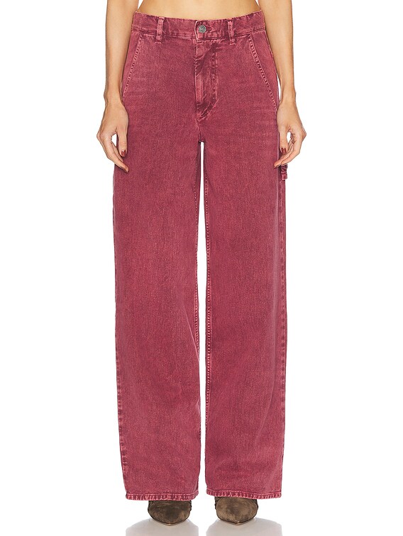 Isabel Marant Etoile SOLENE パンツ - Raspberry | FWRD