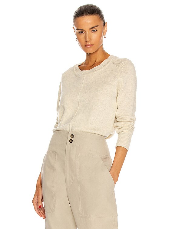 Isabel Marant Etoile Kleen Sweater in Light Grey | FWRD