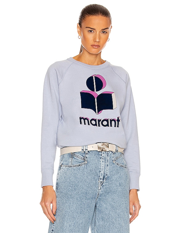 Marant Etoile Milly Sweatshirt in Light Blue | FWRD
