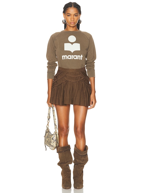 Isabel Marant Etoile Millyny Sweatshirt in Dark Bronze