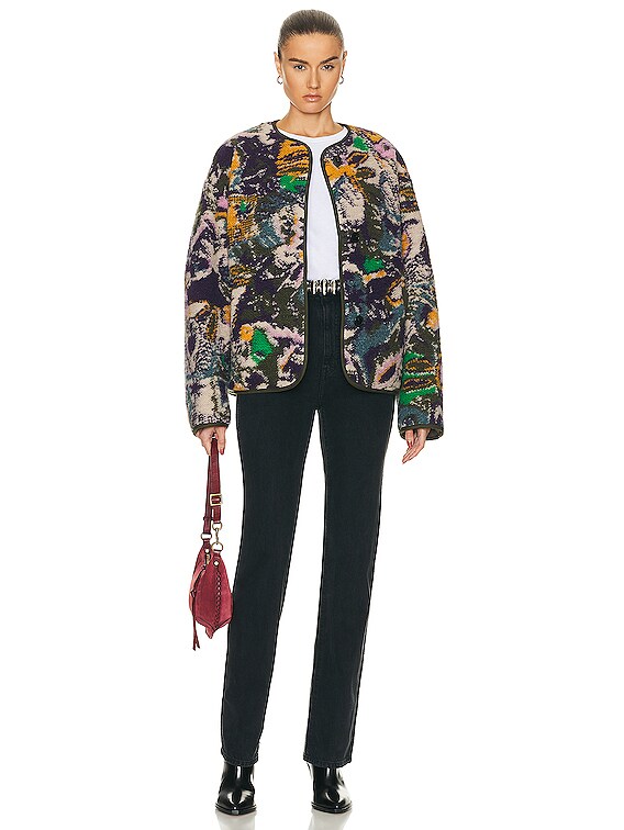 Isabel Marant Etoile Reversible Himala Fuzzy Jacket in