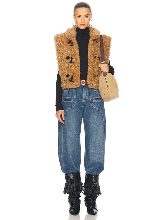 ★ISABEL MARANT ETOILE★ブークレ風フェイクファーベスト Alisa Isabel Marant Étoile Alisa Vest | Shopbop