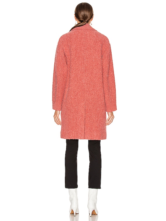 Isabel Marant Etoile Dante Coat in Pink | FWRD