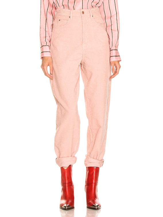 Isabel Marant Etoile Corsy Pant in Light Pink | FWRD