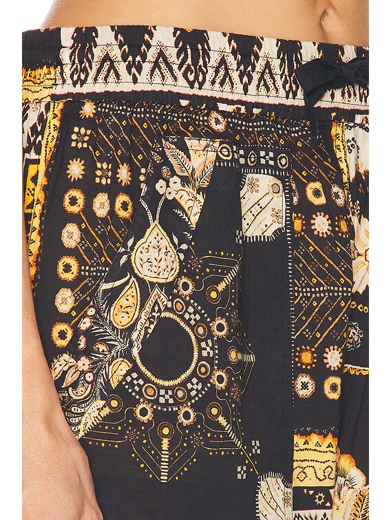 Isabel Marant Etoile Fedora Pant in Black & Ochre | FWRD Isabel Marant Etoile Fedora Pant in Black & Ochre | FWRD