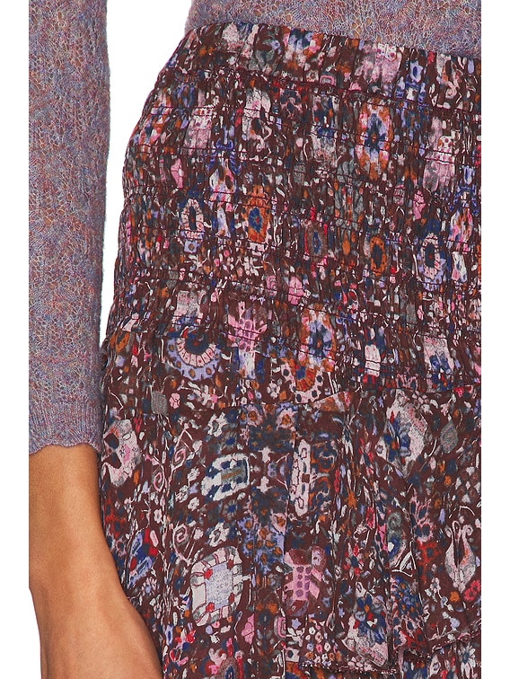 Isabel Marant Etoile Brigitte Skirt in PLUM | FWRD