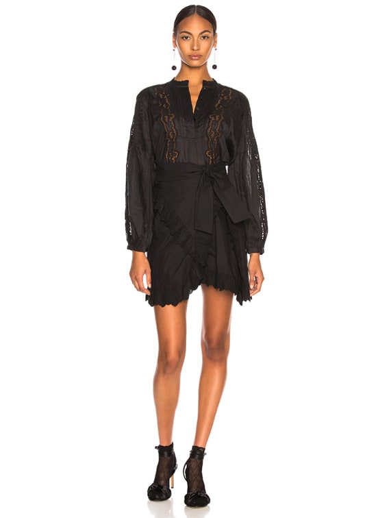 Isabel Marant Etoile Milou Skirt in Black | FWRD