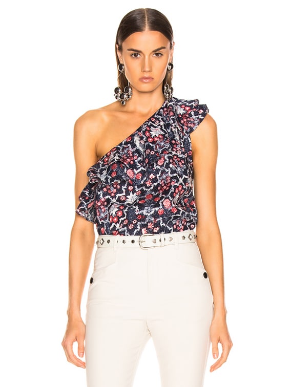 Isabel Marant Etoile Thomy Top in Midnight | FWRD