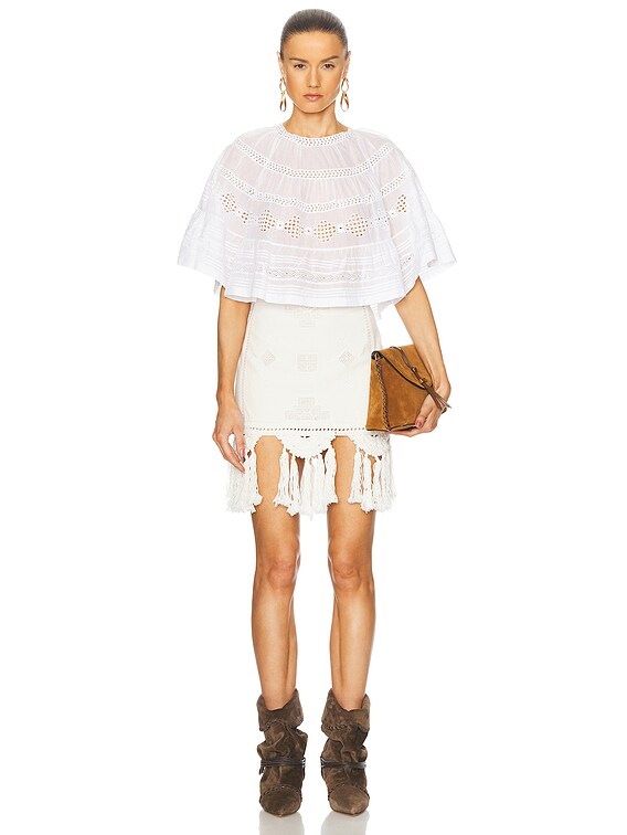 Isabel Marant Etoile DILAMA ブラウス - White | FWRD