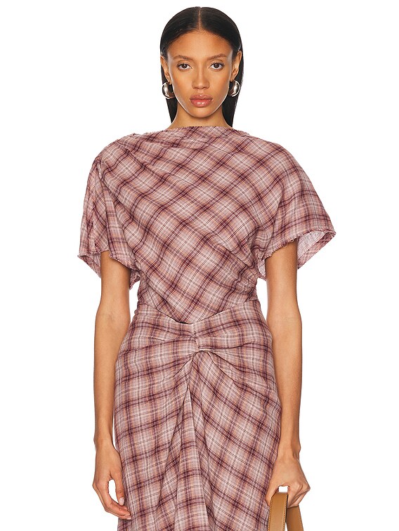 Isabel Marant Etoile Neyela Top in ROSEWOOD | FWRD