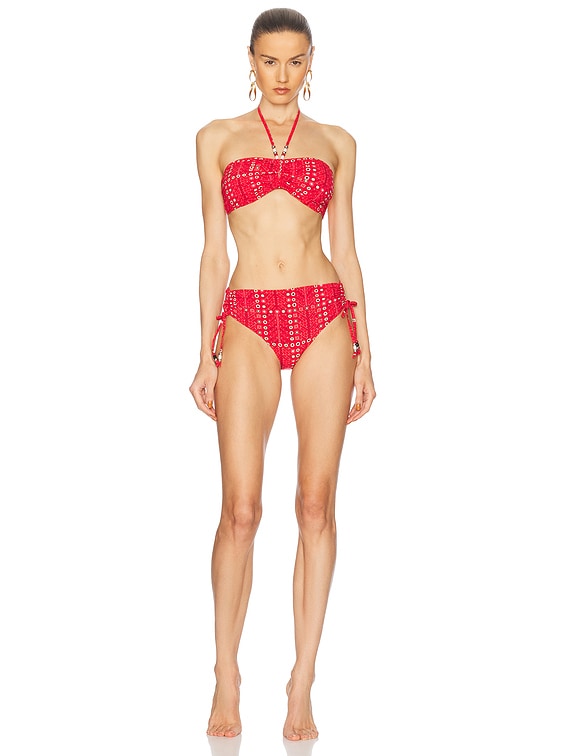 【関税込み】Isabel Marant Etoile ビキニ Isabel Marant Etoile Prudi Bikini Bottom in Red | FWRD