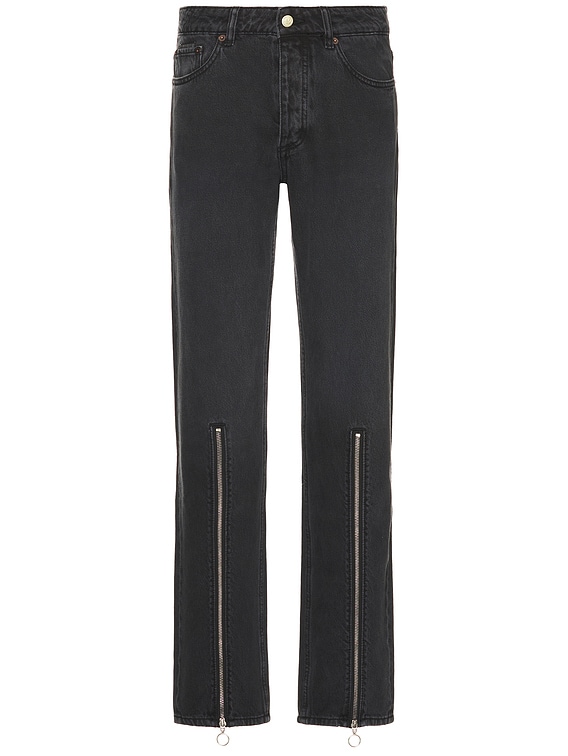 【関税込み】EYTYS ブラック Orion ジーンズ Eytys Orion Zip Stone Black in Stone Black | FWRD