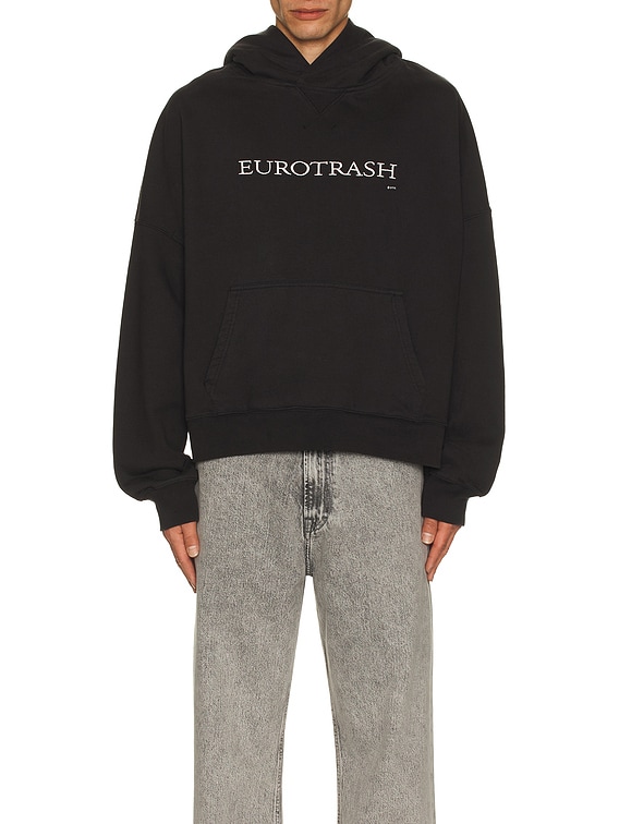 Eytys｜HOODIES/SWEATS (Eurotrash (A380002)) Eytys Rex Eurotrash Hoodie in Black | FWRD
