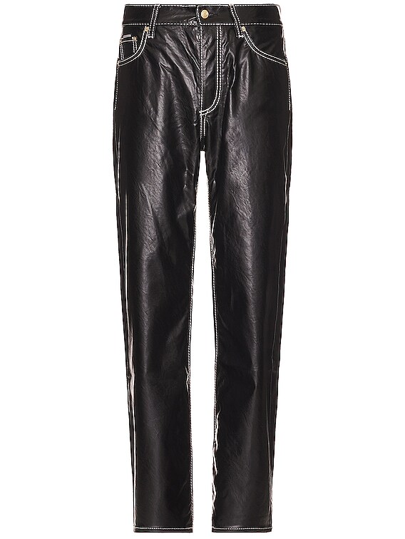 Eytys Benz Vegan Leather Pants in Black | FWRD