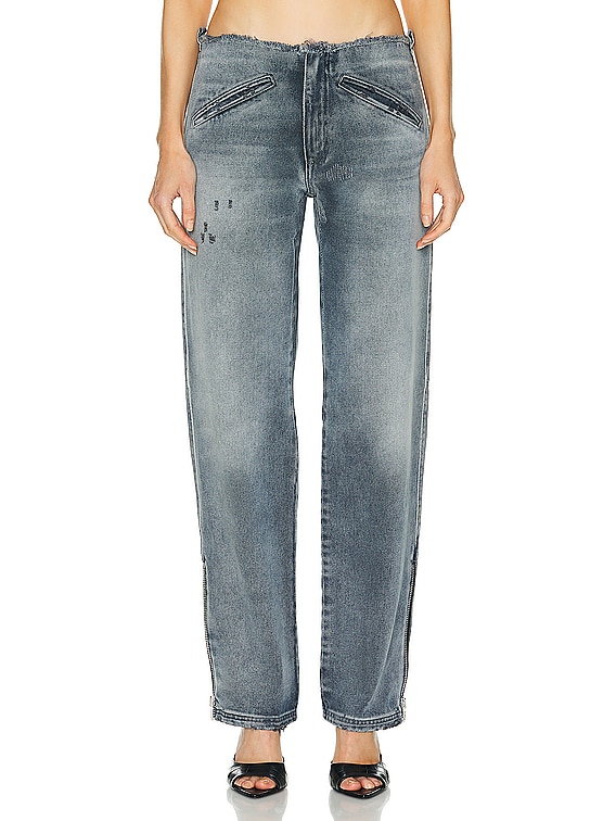 EZR Moto Straight Leg in Cadet Grey FWRD