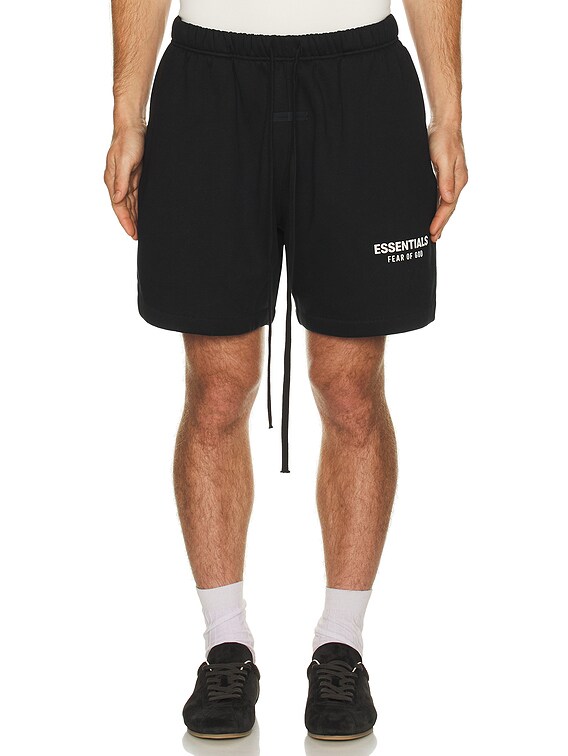 Fear of God ESSENTIALS Classic Short in Vintage Black | FWRD