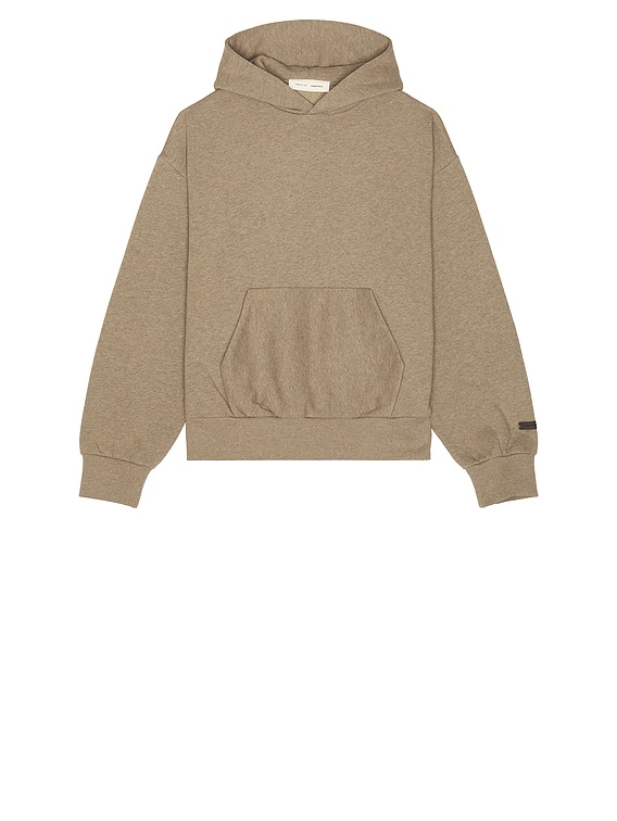 Fear of God ESSENTIALS Fleece Hoodie in Homestead Heather | FWRD