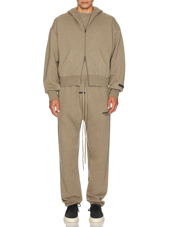 Classic Fit Fleece Zip Up Hoodie