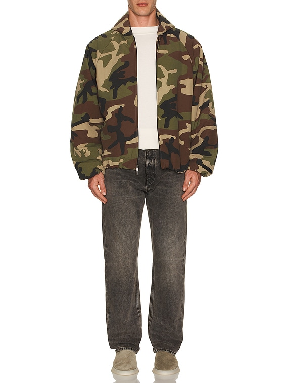 Fear of God ESSENTIALS Military Nylon Hooded Jacket in