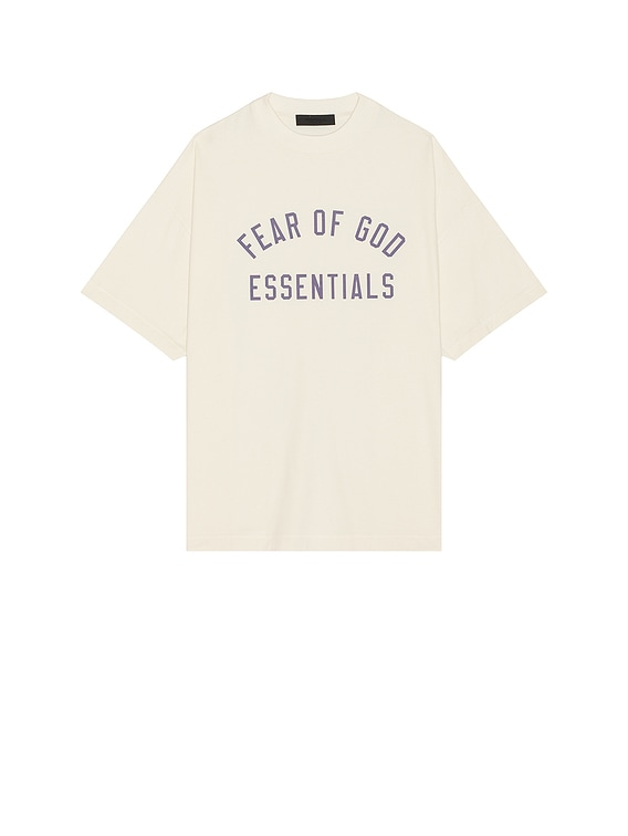 Fear of God ESSENTIALS Jersey Crewneck Tee in Shell | FWRD