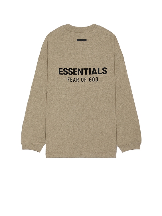 Fear of God ESSENTIALS Jersey Long Sleeve T-Shirt in Heather