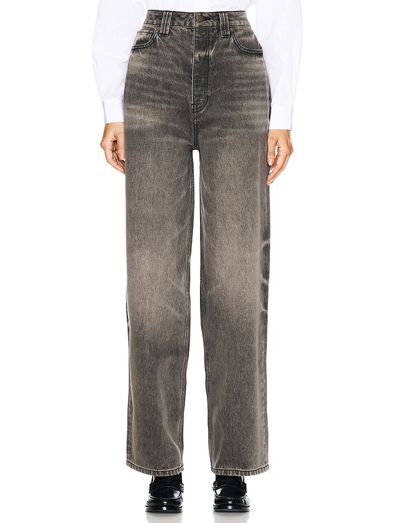 Fear of God ESSENTIALS Straight Leg Jeans in Vintage Black