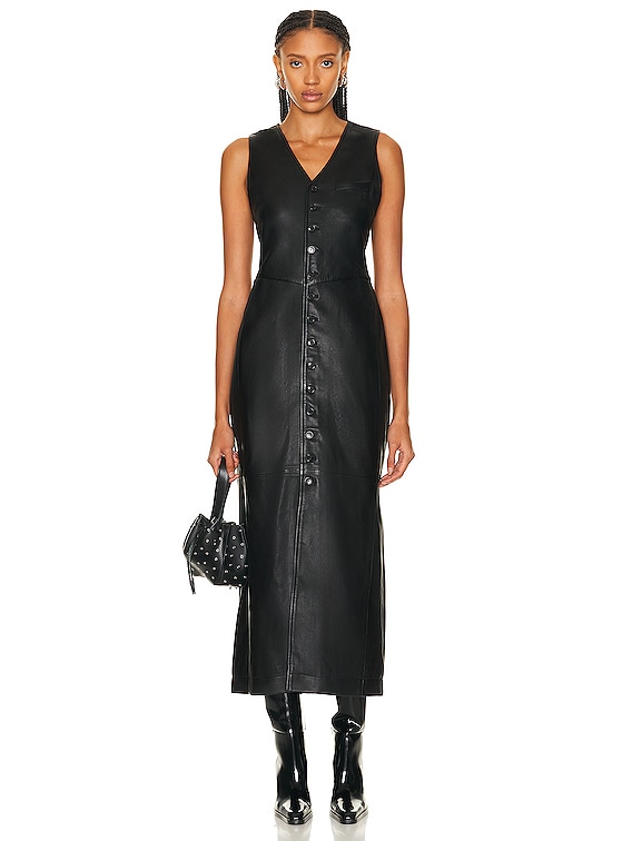 black midi vest dress The Black V-Neck Tunic Midi Dress - Black V Neck Sleeveless Solid Midi Dress  - Black - Dresses
