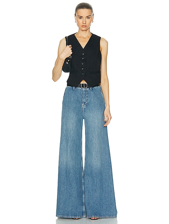 FRAME The Extra Wide Leg in Seraphina | FWRD
