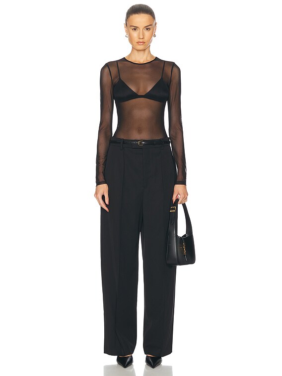 トップス PLANK PROJECT Mesh Teleco TrimBodysuit PLANK PROJECT Mesh Teleco TrimBodysuit