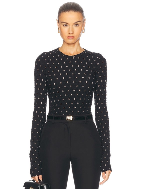 トップス Dot mary logo tops black ANDMARY】Mary logo tops