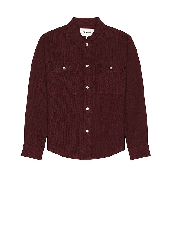 burgundy textured dress shirt Burgundy Dress Shirt 20 / 38/39