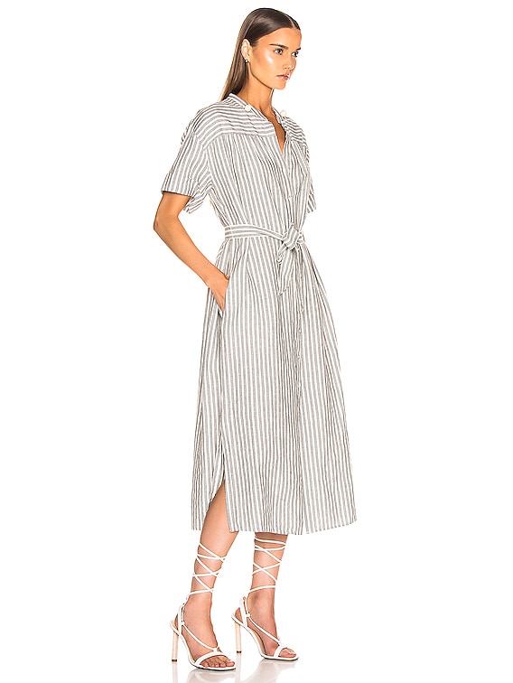button up wrap dress