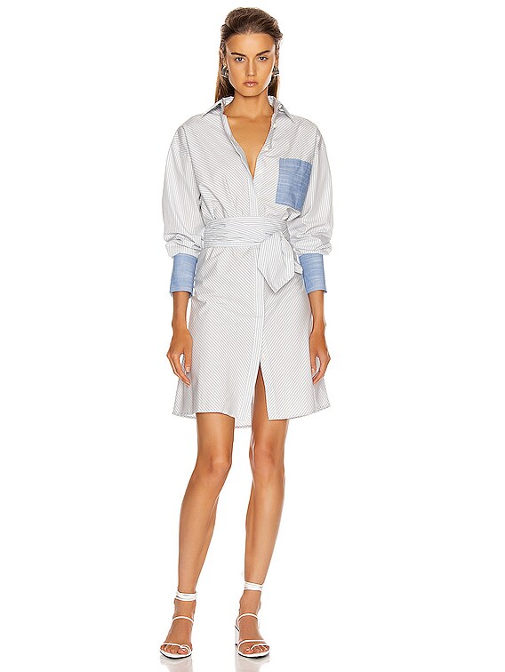 wrap shirt dress