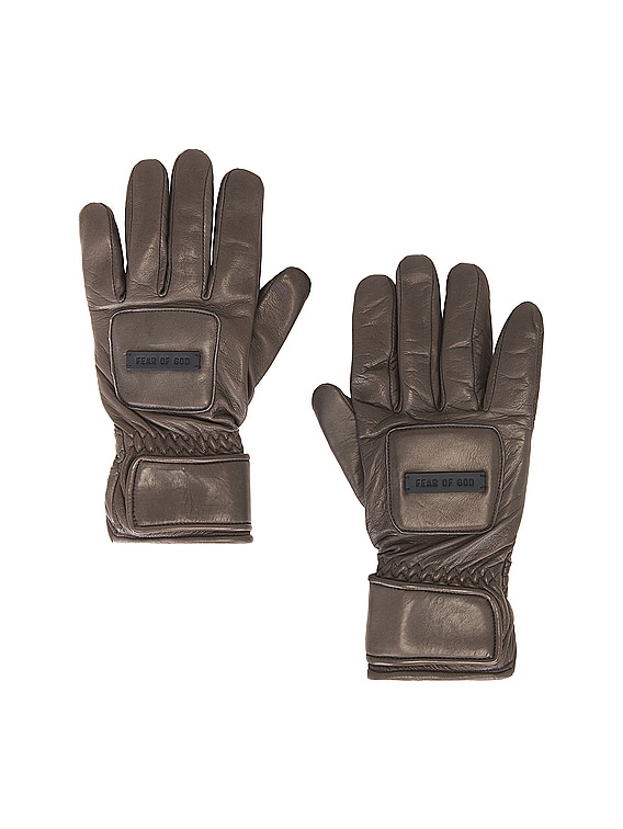 Fear of God Driver Gloves in Moose FWRD