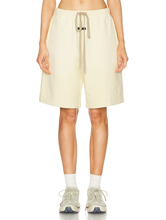 Fear of God Sweatshort in Lemon Cream | FWRD 